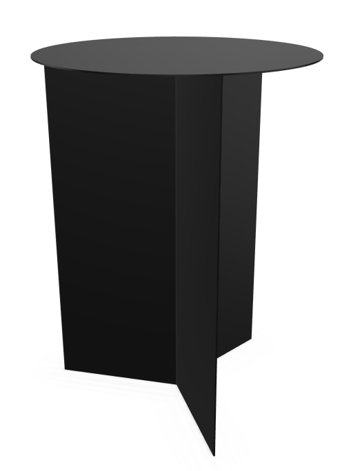 Slit Table Round High – Buro International