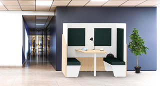 Buronomic Calme workstation pod for two people, product image 4