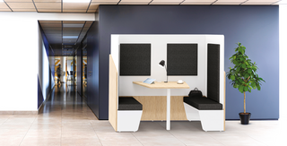Buronomic Calme workstation pod for two people, product image 5