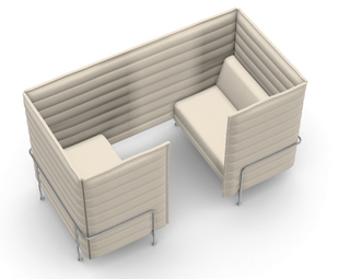 Alcove Cabin Highback Two-Seater