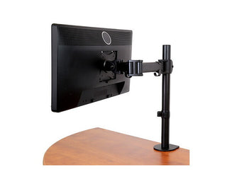 Pole mounted monitor arm