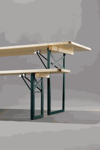 Banket tafel en banken set