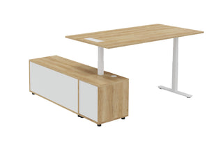 Envol Manager sit-stand desk with left-hand B-Box