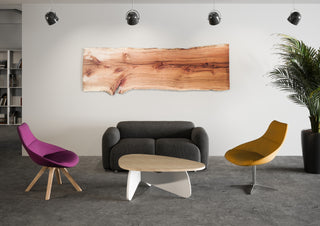 Buronomic Galet salontafel in wit en Nebraska