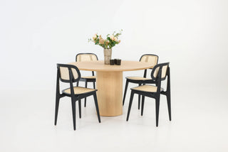 Titus dining chair cane seat