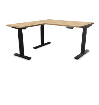 Alto sit-stand desk 135x80 with left-hand return