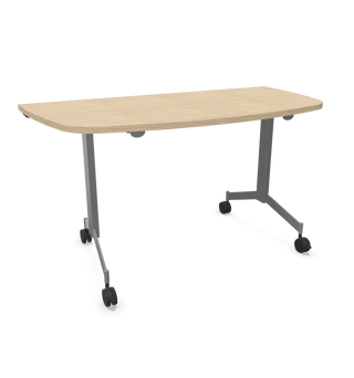Eureka half-round conference table