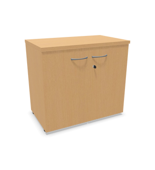 Quietude cabinet with hinged doors