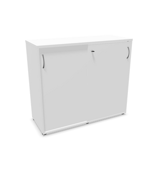 Quietude sliding door cabinet