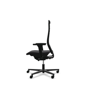 Rovo R12 6060 S5 office chair with mesh back, side view